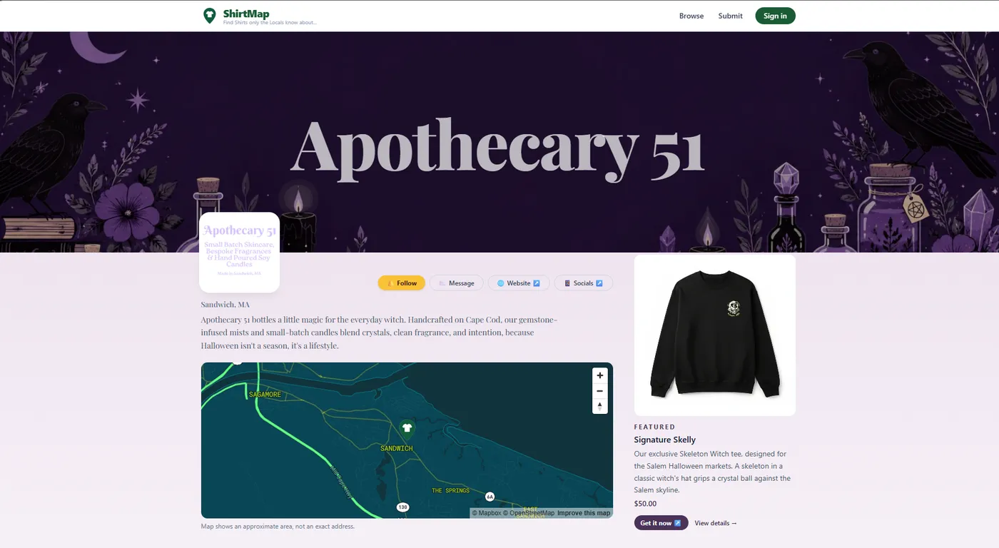 Apothecary 51 storefront